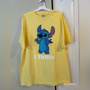 Disney Stitch Blue and Yellow T-Shirt